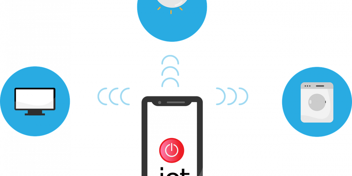 Free internet of things iot network vector